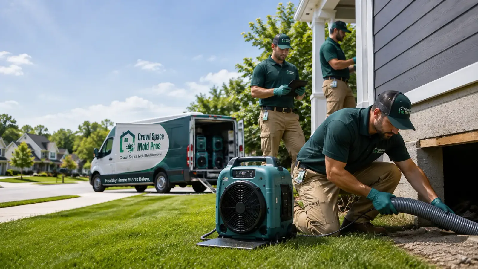 Crawl Space Mold Removal in Maryland, NY